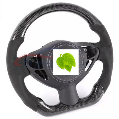 qualità  Luxury for in-finish FX35 QX70 Al-cantar custom carbon fiber steering wheel racing wheel convertible fabbrica