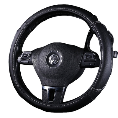 Genuine Leather Auto Covers Case Universal Sports Car Steering Wheel Cover Steeing-Wheel Covers