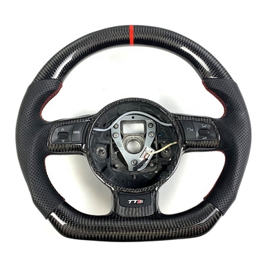Custom Sports Audi Auto Parts For A3 A4 A5 A6 A7 A8 S3S4S5S6S7S8 Q3Q5Q7Q8 Steering Wheel Carbon Fiber Steering Wheel