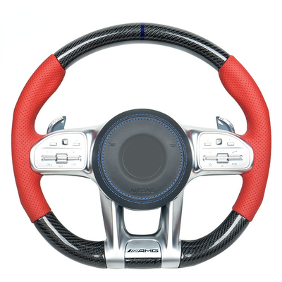 Durable For Benz A200 A180 A260 A45 Model To New Amg Car Carbon Fiber Old Class A Steering Wheel