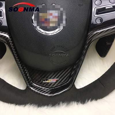 Accept Custom Customized Design Carbon Fiber Steering Wheel Fit For Cadillac Cts Xts Srx Ats Ct6 Soonma