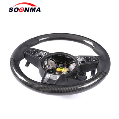 Custom Carbon Fiber Alcantar Carbon Fiber Steering Wheel For Porsche 2019-202 Racing Wheel 992 Convertible