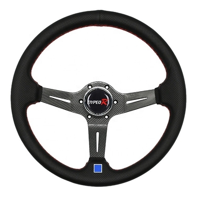 Sports Racing Modified Accessories Deep Dish Universal Leather Racing Steering Wheel Drift Sports Steering Wheel